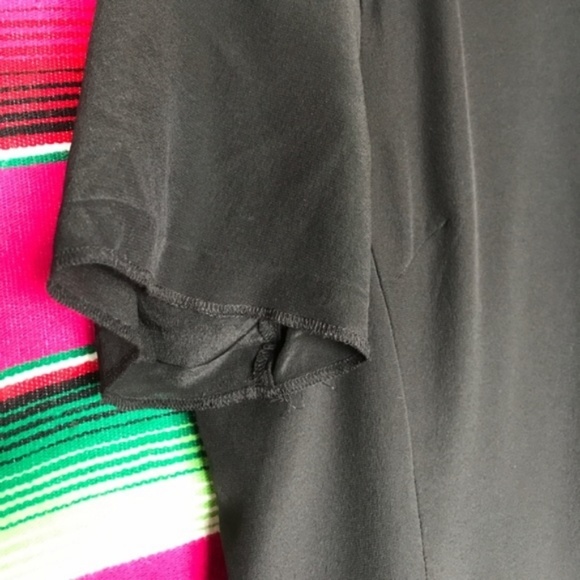 Madewell Medal Sequin Yoke Dress Black Tie Metalli - Picture 8 of 8